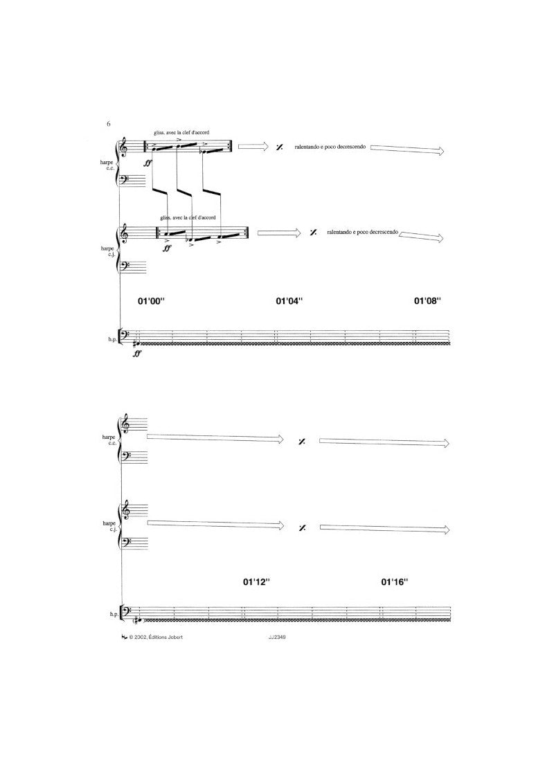Blondeau: Doing (arr. for 2 harps & audio)
