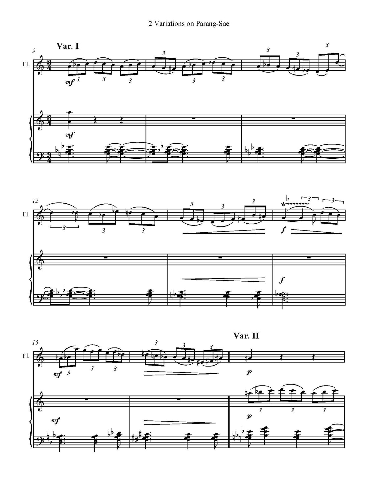 D. Richardson: Variations on Parang-Sae