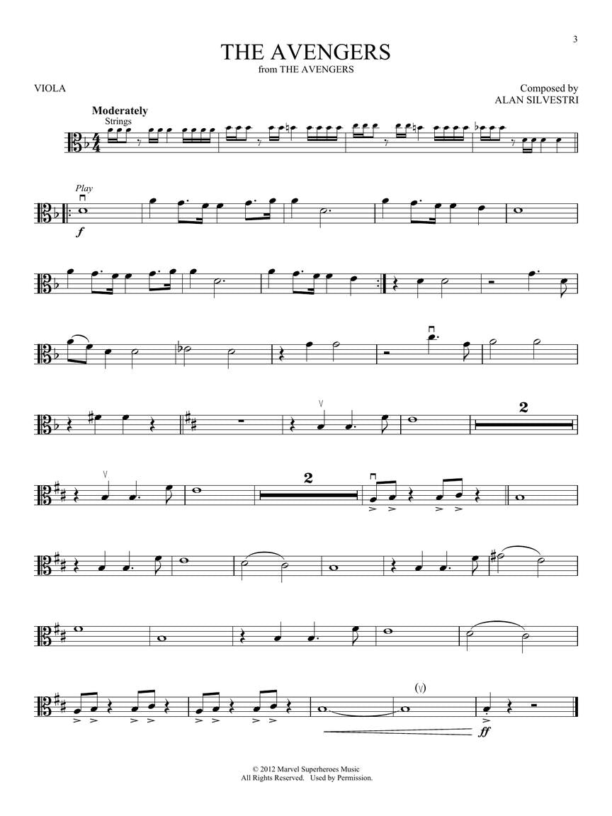 Superhero Themes Instrumental Play-Along for Viola