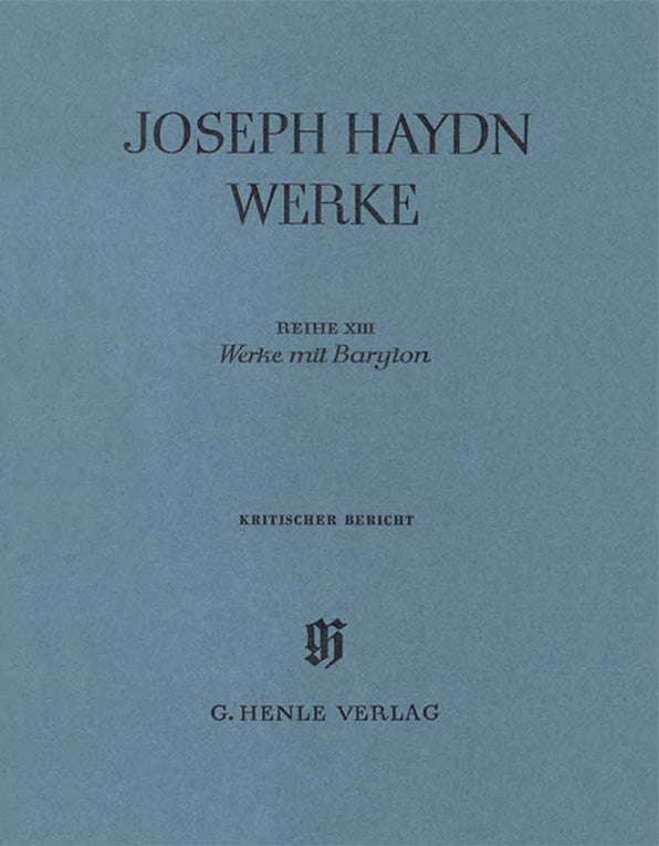 Haydn: Works with Barytone