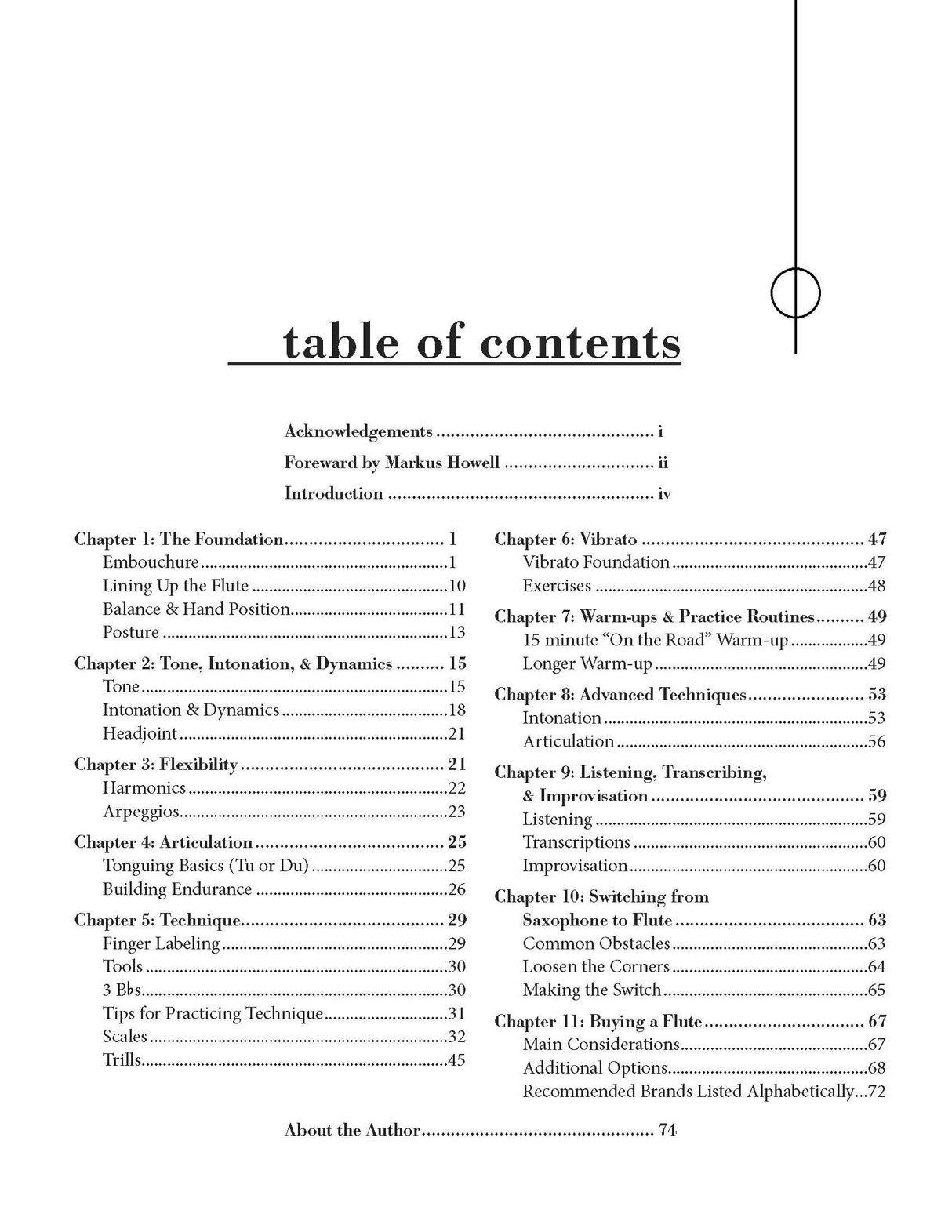 Brinkmann: Shedding the Flute