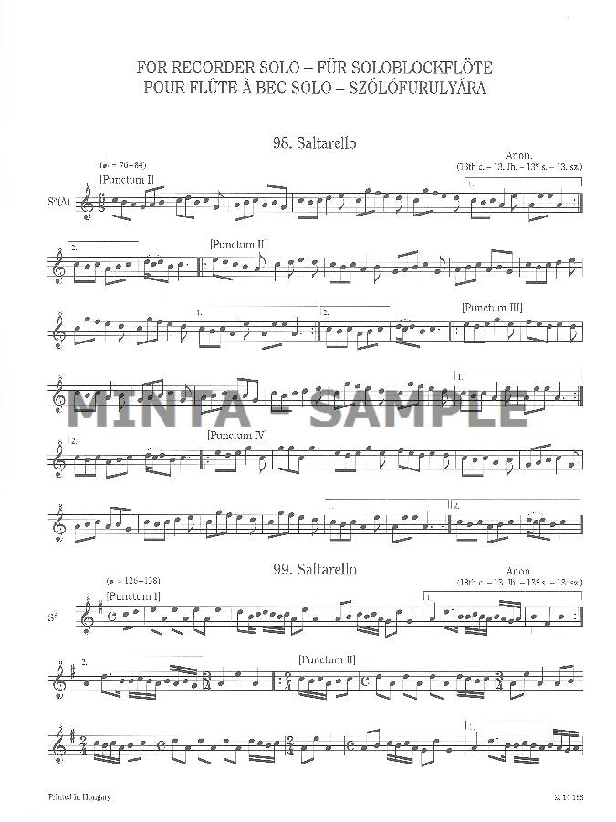 Repertoire for Music Schools - Recorder Volume 2a