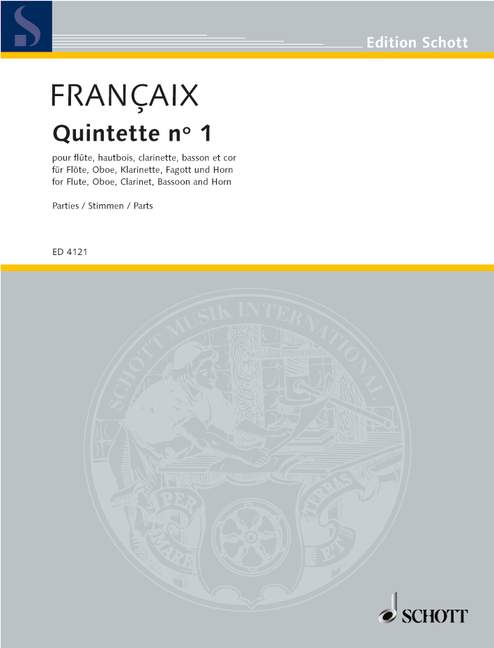 Françaix: Wind Quintet No. 1
