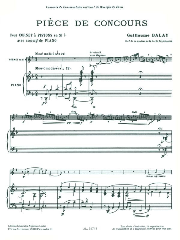 Balay: Pièce de concours