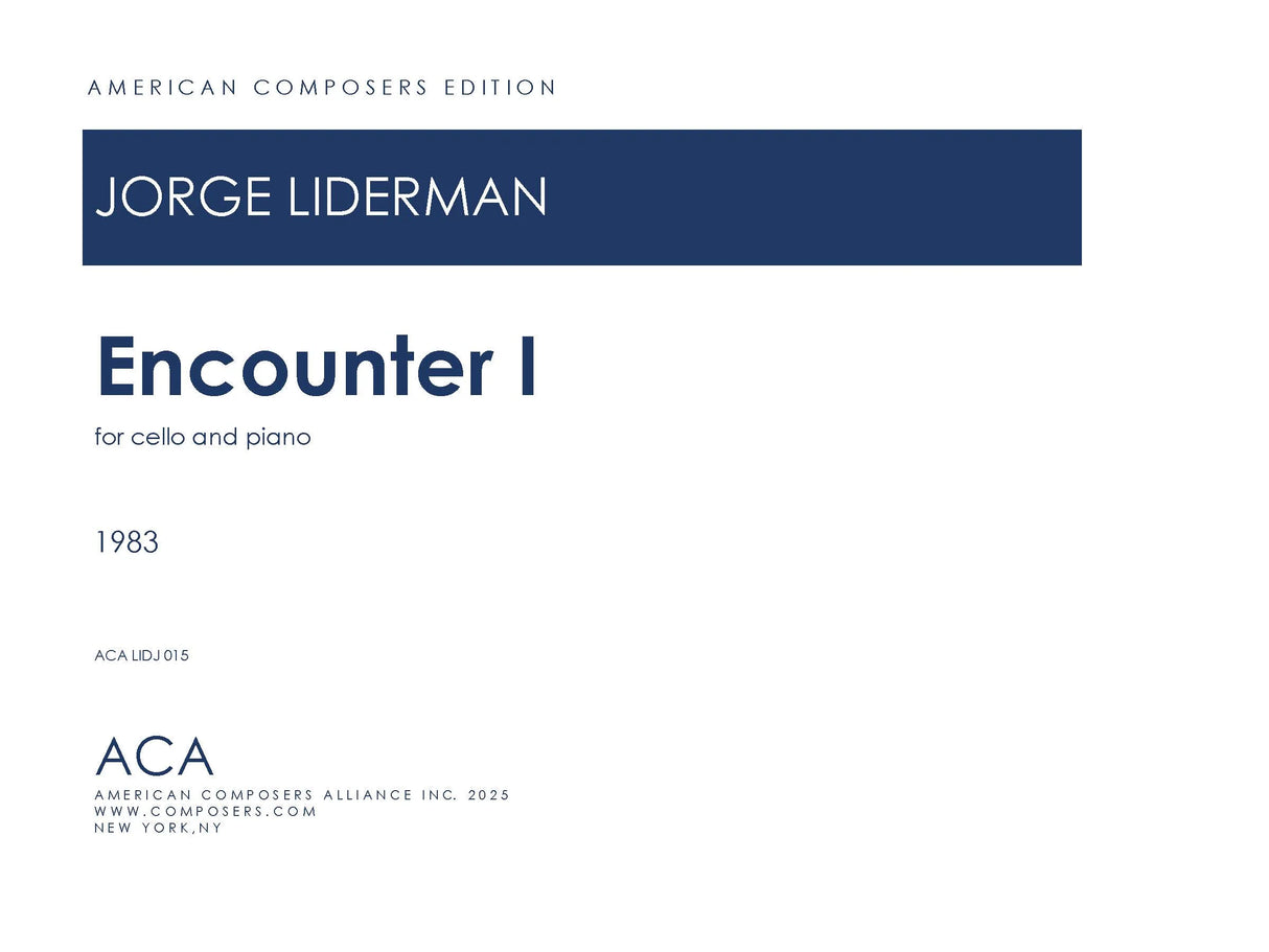 Liderman: Encounter No. 1