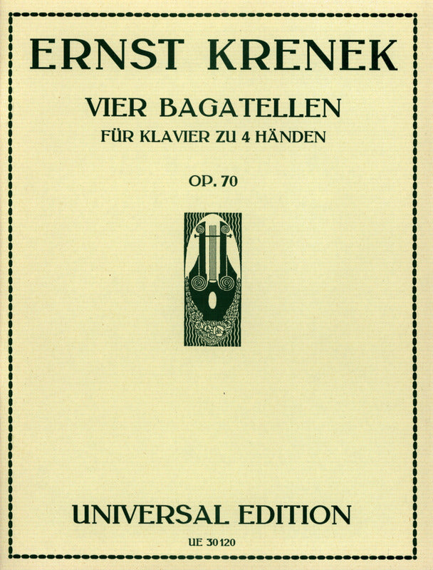 Krenek: 4 Bagatelles, Op. 70