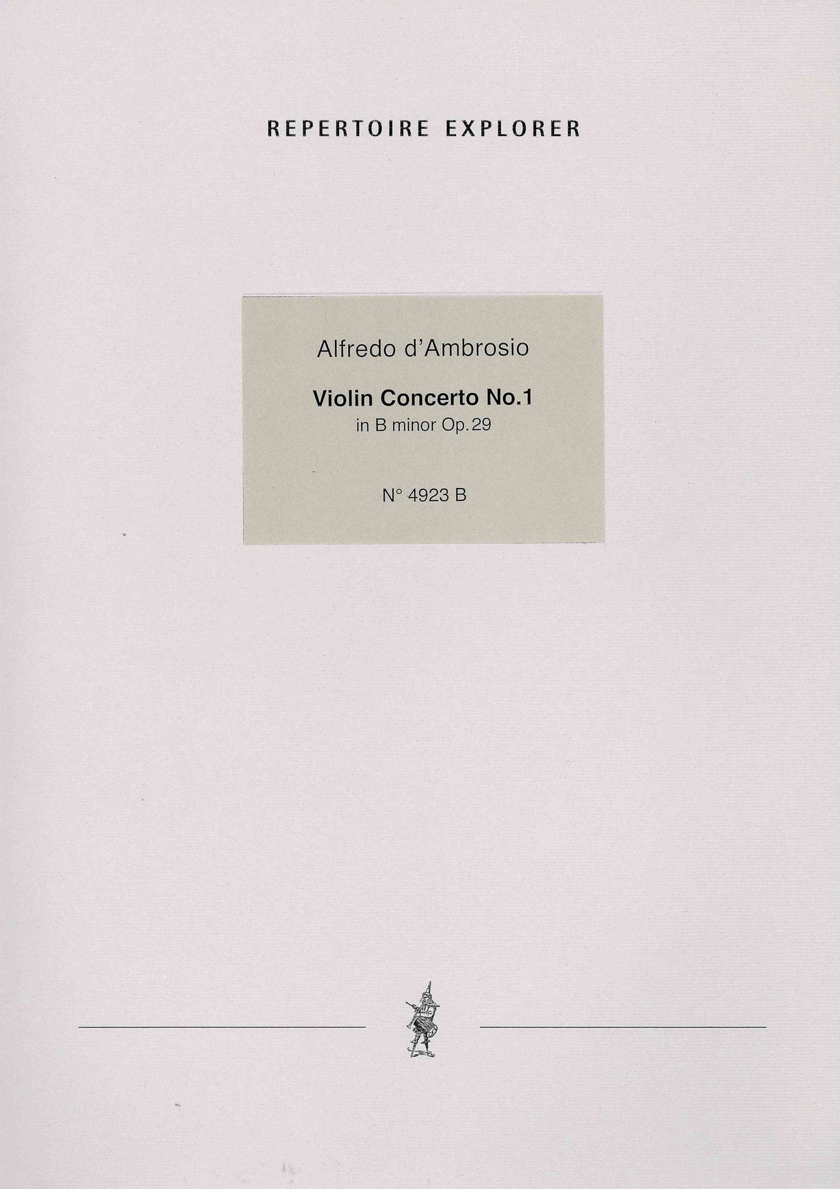 D'Ambrosio: Violin Concerto No. 1 in B Minor, Op. 29
