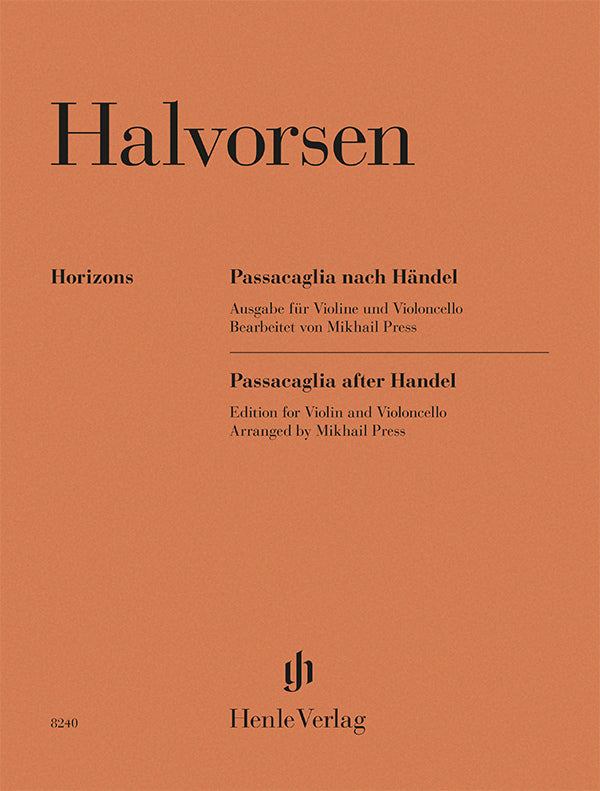 Halvorsen: Passacaglia after Handel (arr. for violin & cello)