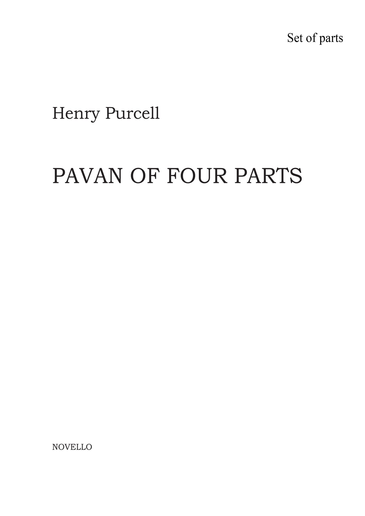 Purcell: Pavan in G Minor, Z. 752