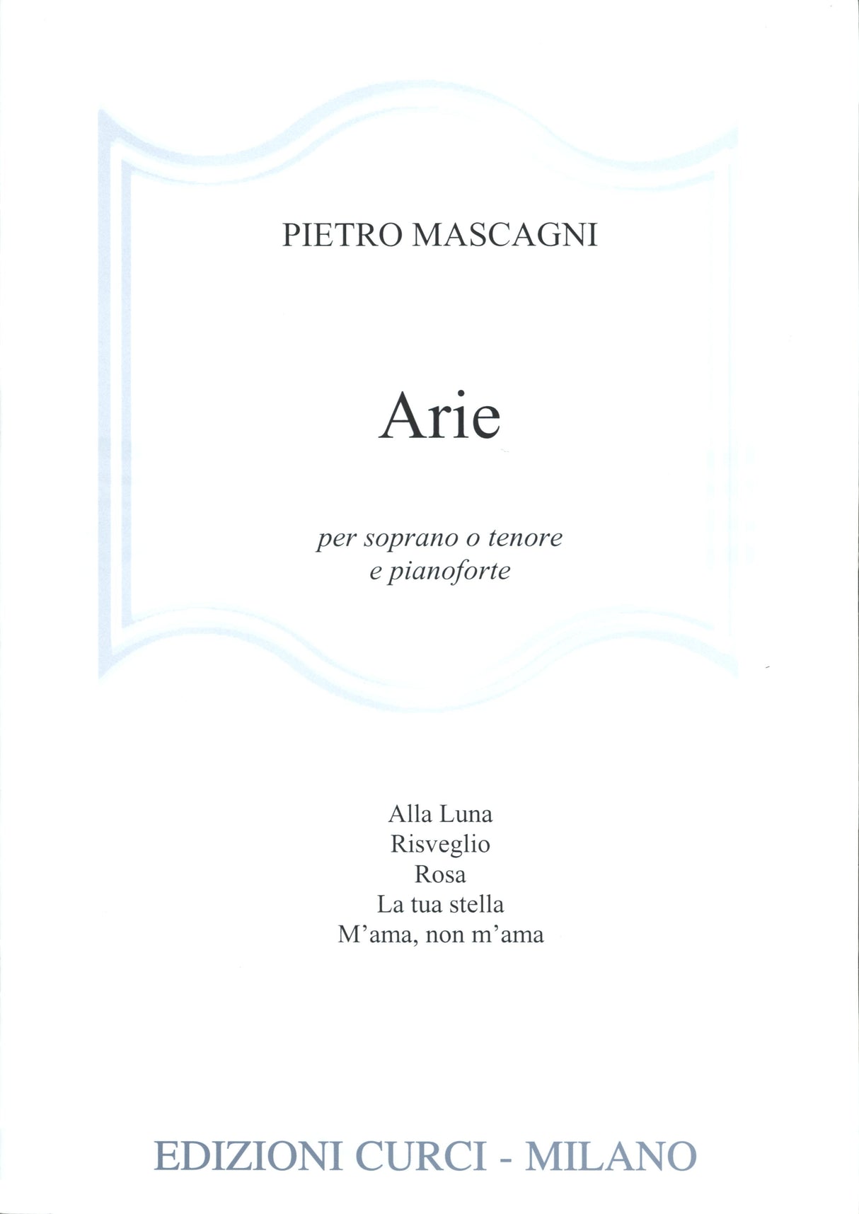 Mascagni: Arie