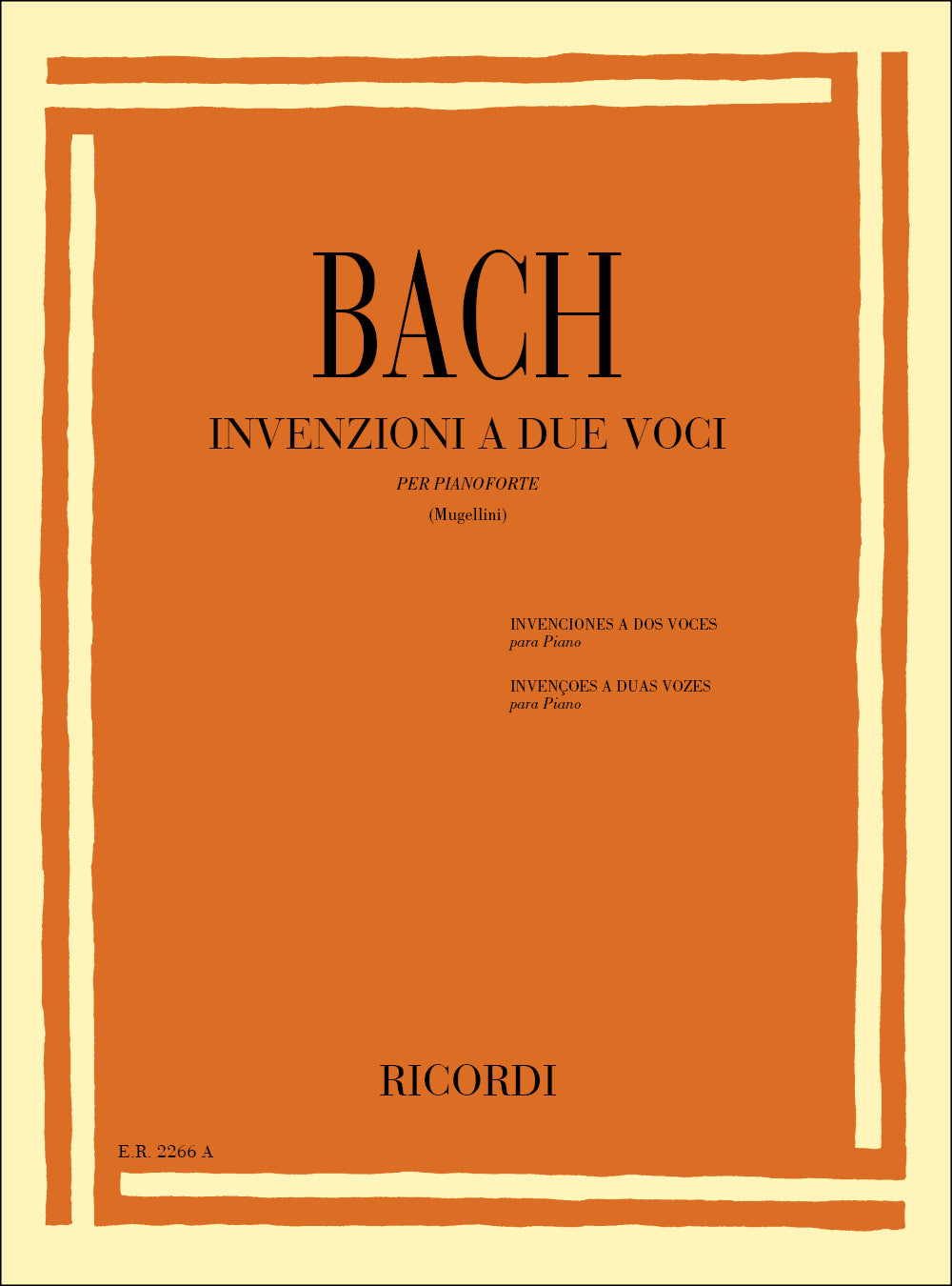 Bach: 15 Two-Part Inventions, BWV 772-786
