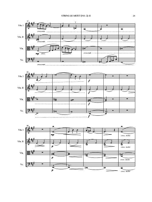 Price: String Quartet No. 2 in A Minor