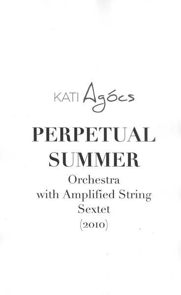 Agócs: Perpetual Summer