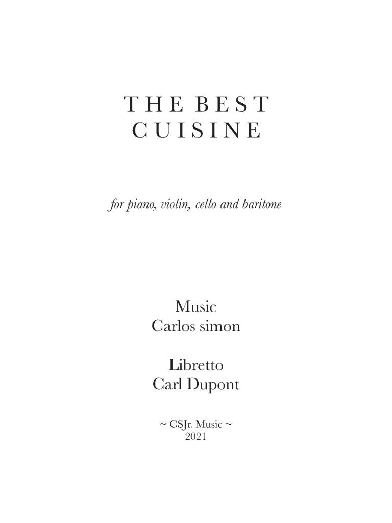 Simon: The Best Cuisine