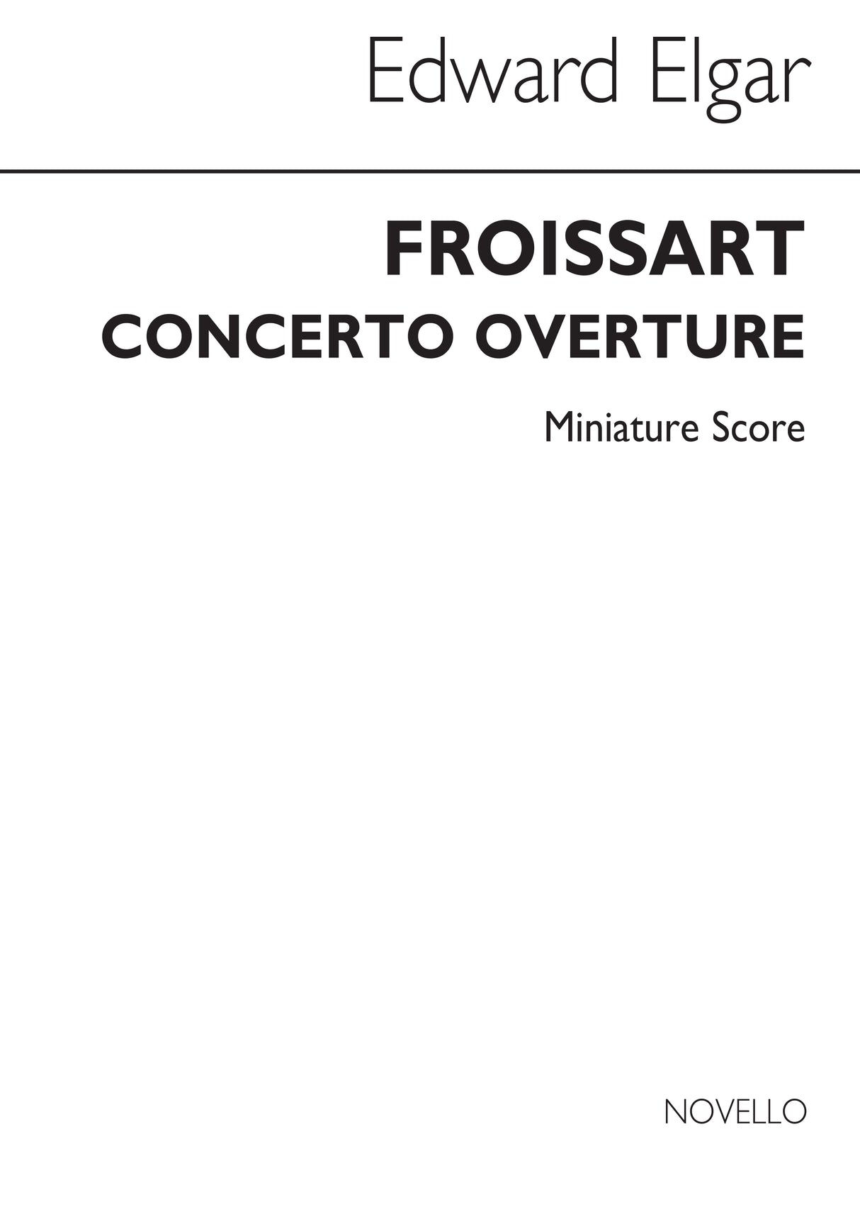 Elgar: Froissart, Op. 19