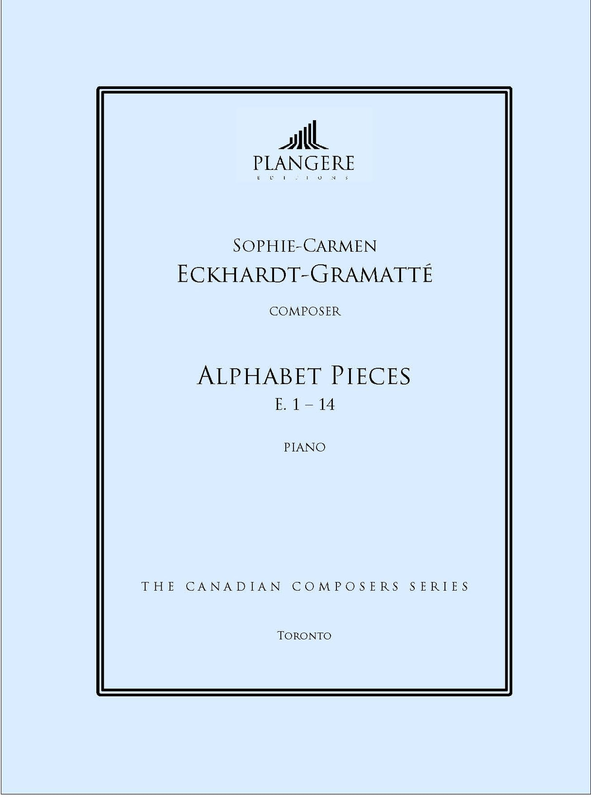 Eckhardt-Gramatté: 14 Alphabet Songs, E. 1-14