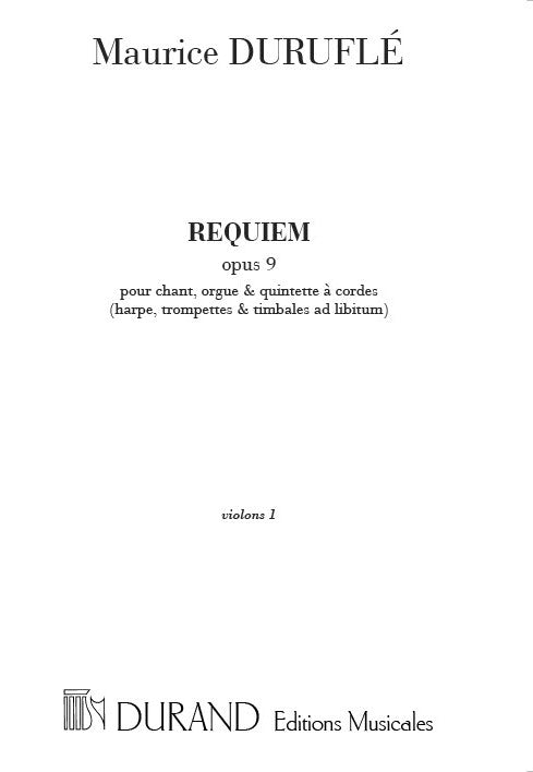 Duruflé: Requiem, Op. 9 - Reduced Orchestration