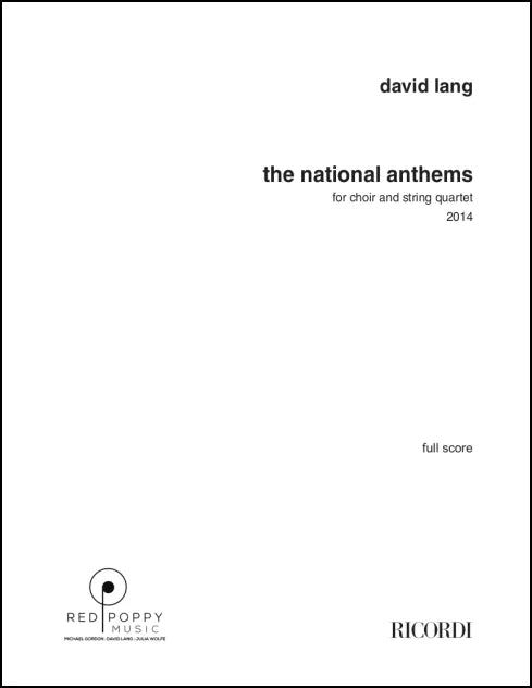 Lang: the national anthems