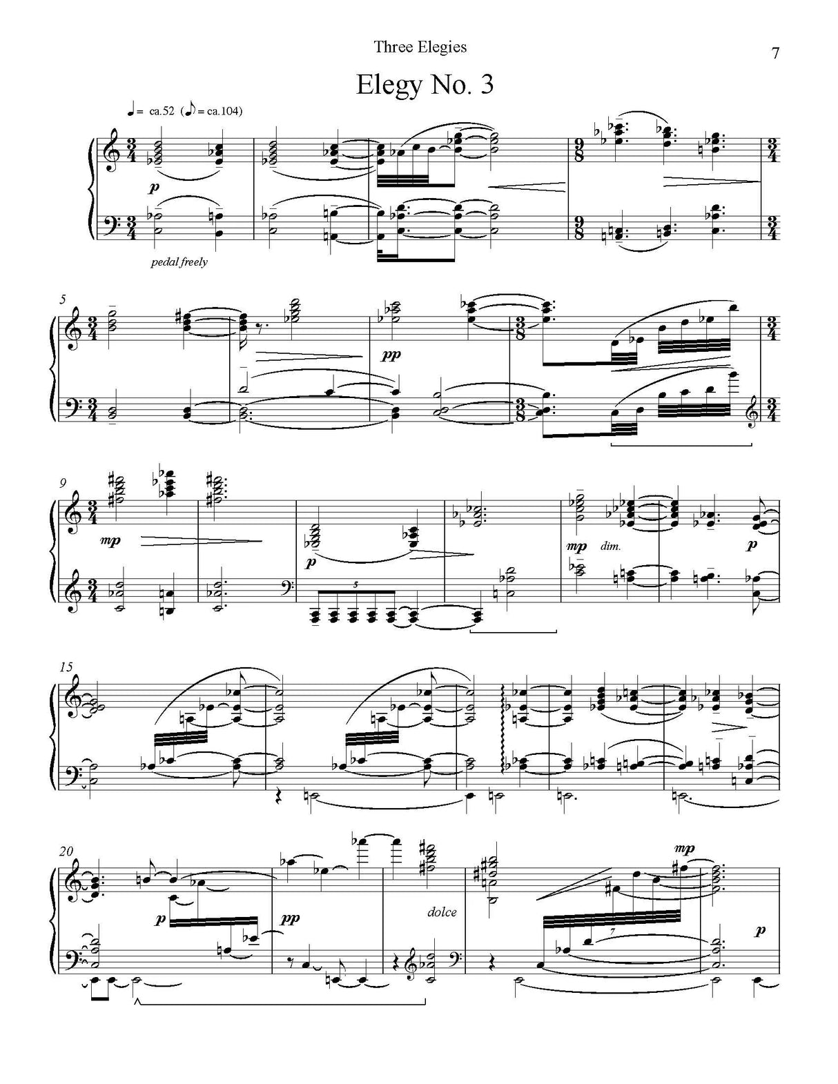 Shawn: Three Elegies