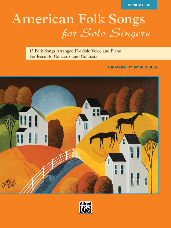 American Folk Songs for Solo Singers: 13 Folk Songs