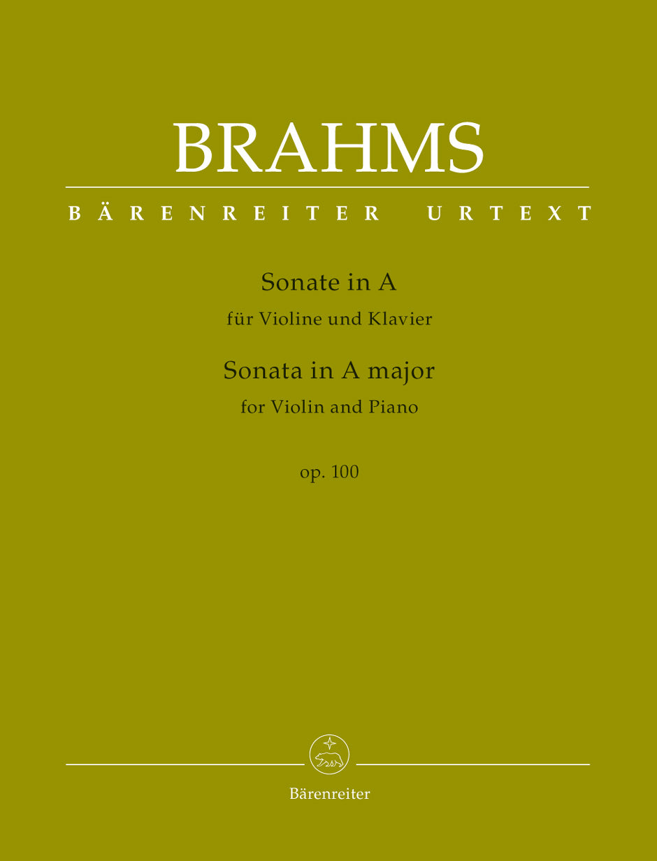 Brahms: Violin Sonata in A Major, Op. 100