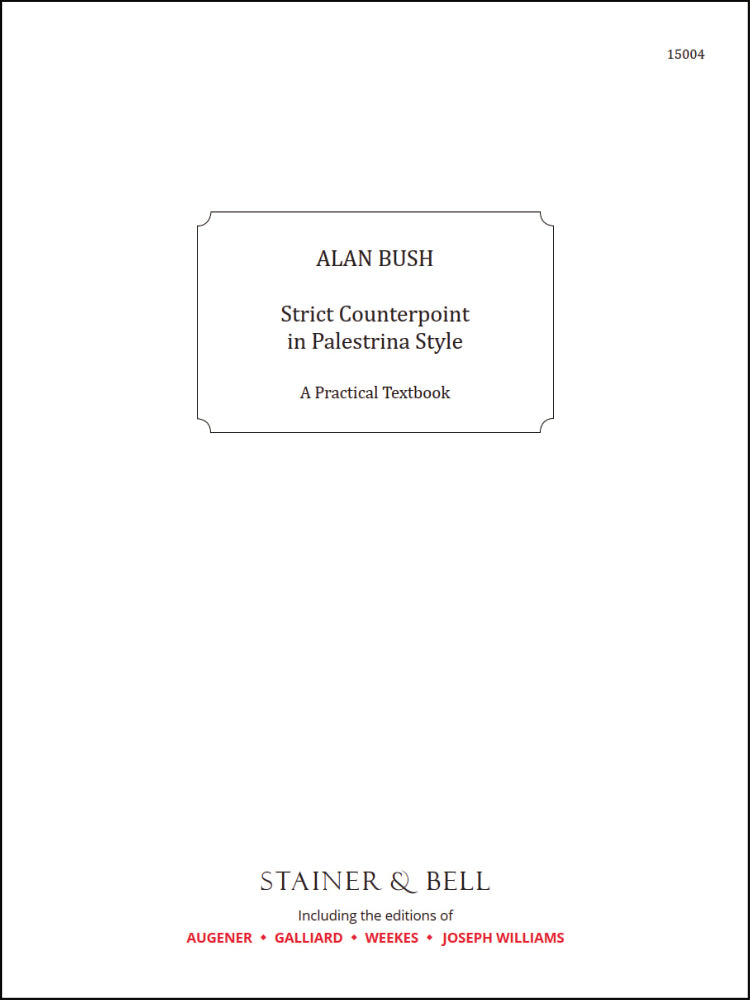 Strict Counterpoint in the Palestrina Style