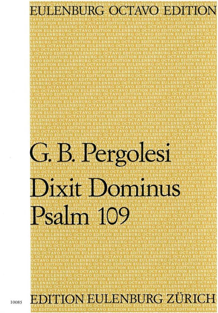 Pergolesi: Dixit Dominus (Psalm 109)