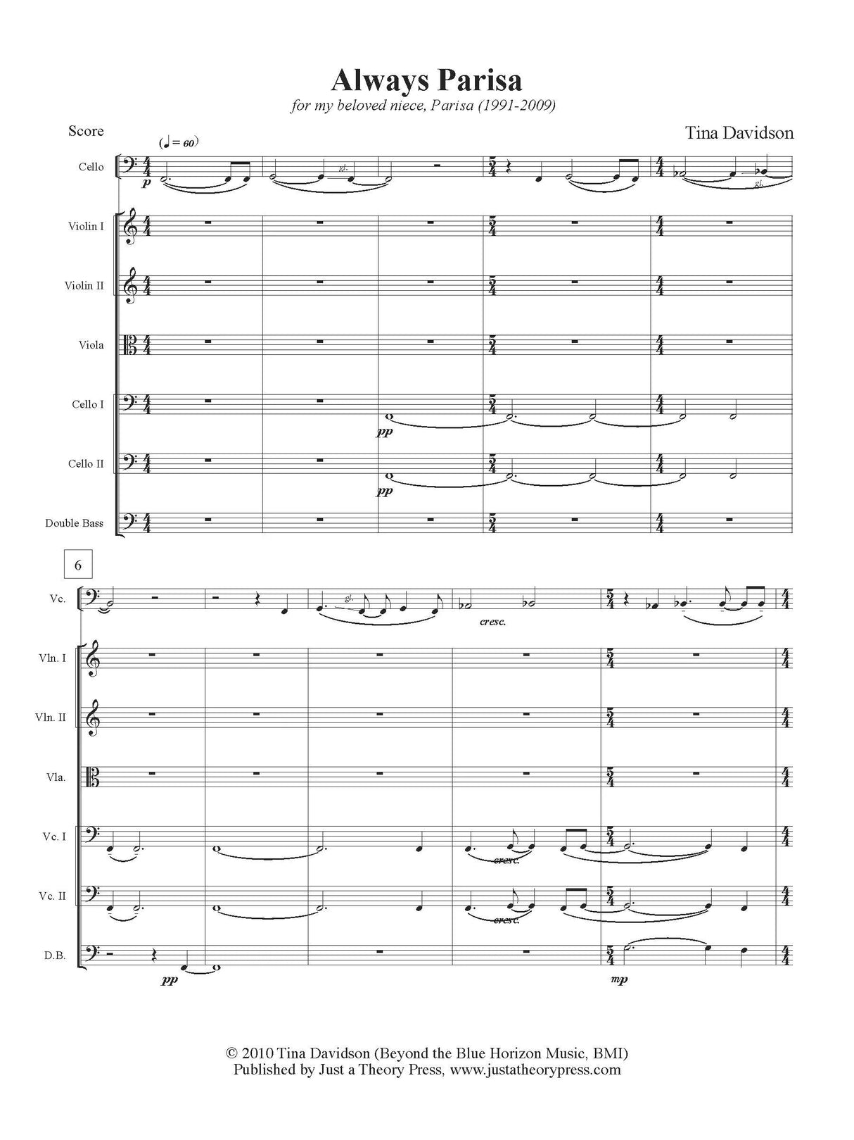 Davidson: Always Parisa