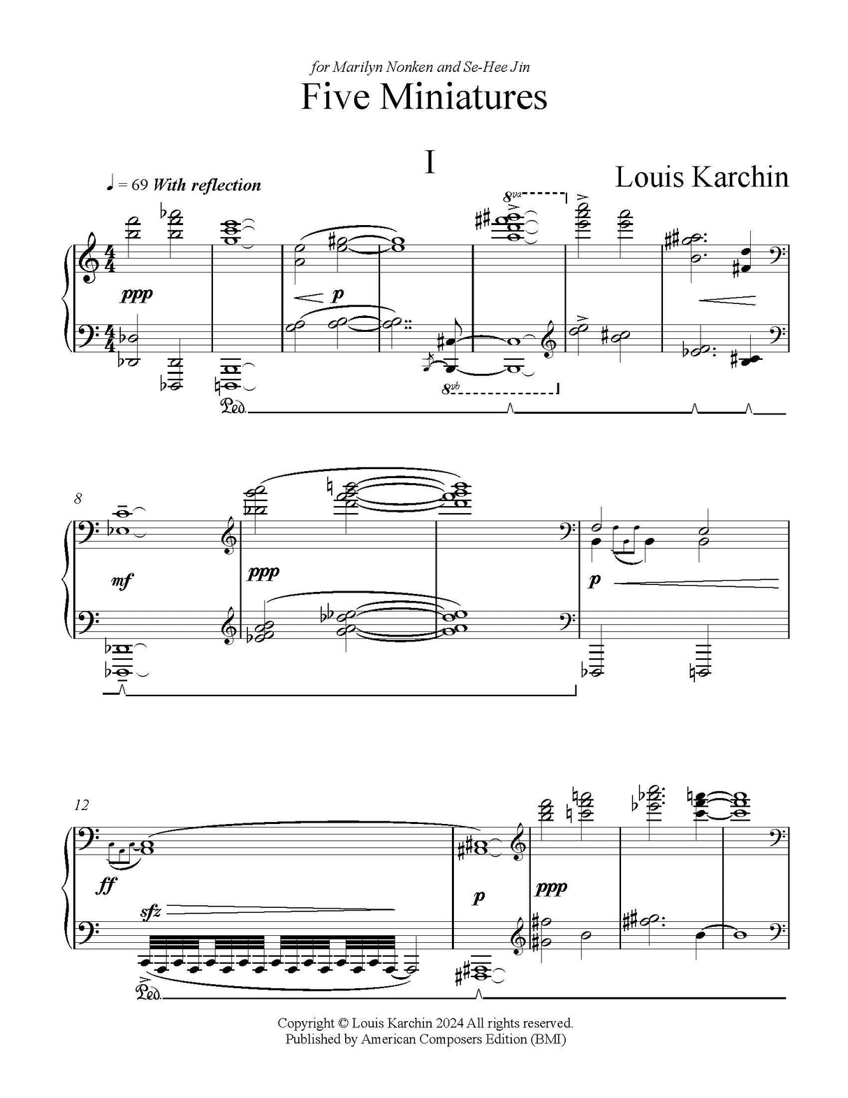 Karchin: Five Miniatures
