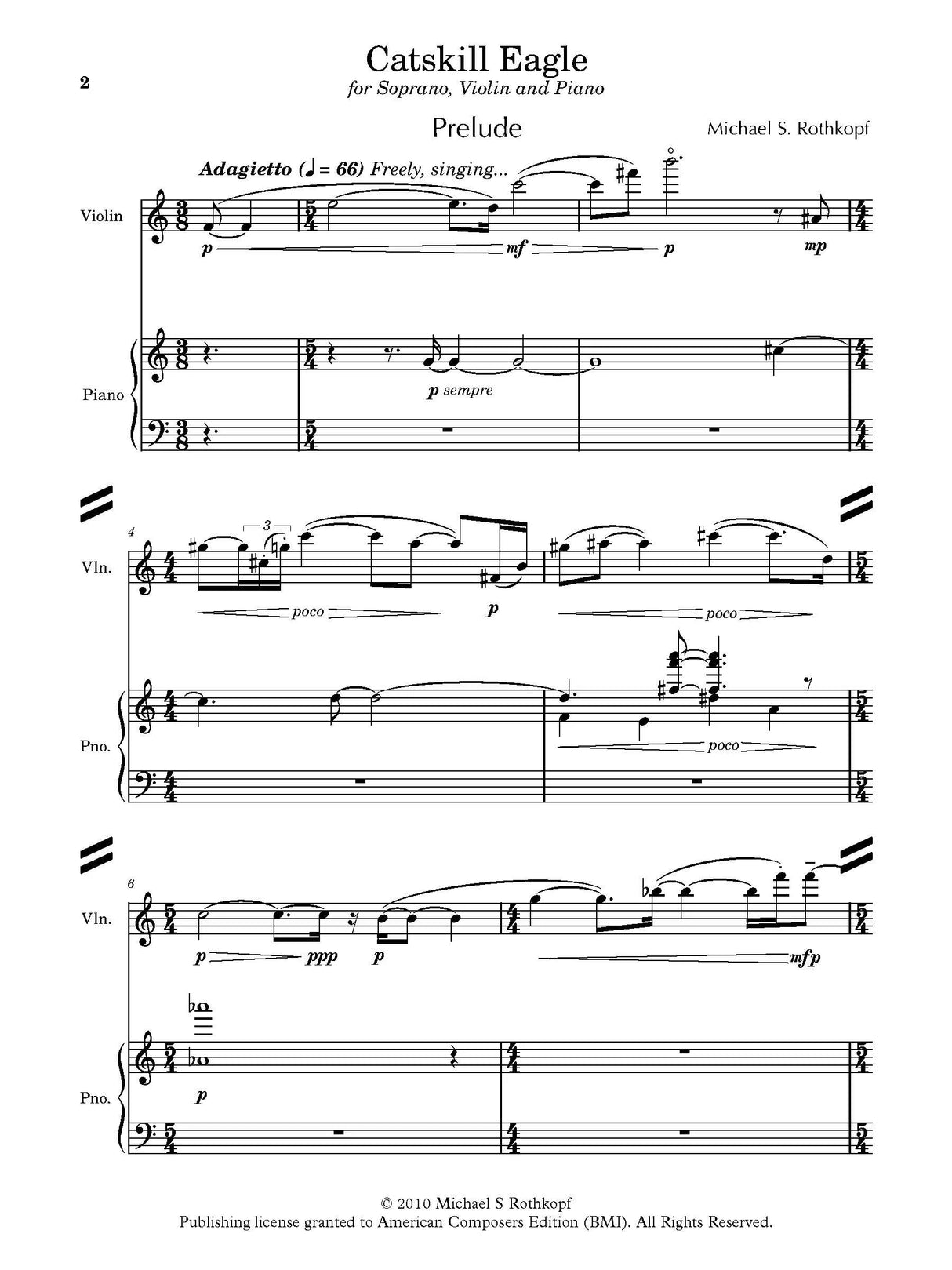 Rothkopf: Catskill Eagle