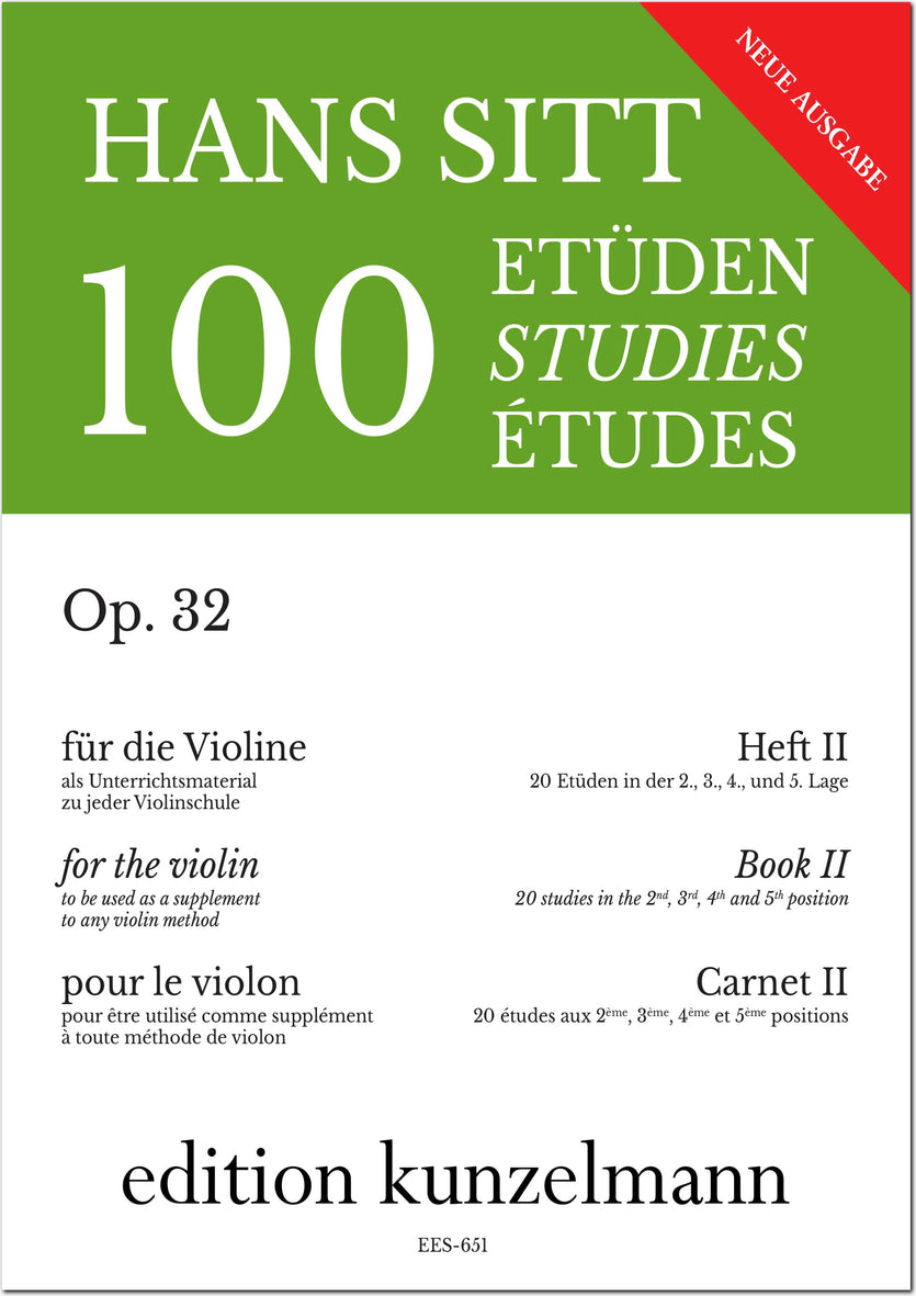 Sitt: Études, Op. 32, Nos. 21-40