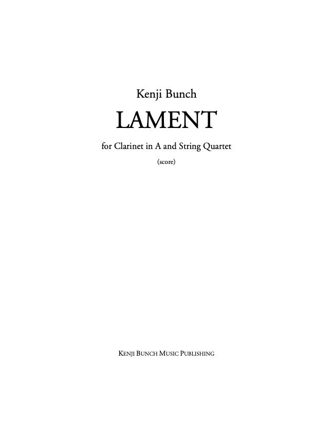 Bunch: Lament