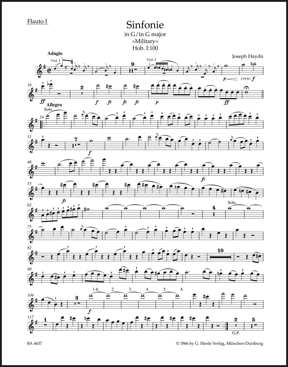 Haydn: Symphony in G Major, Hob. I:100