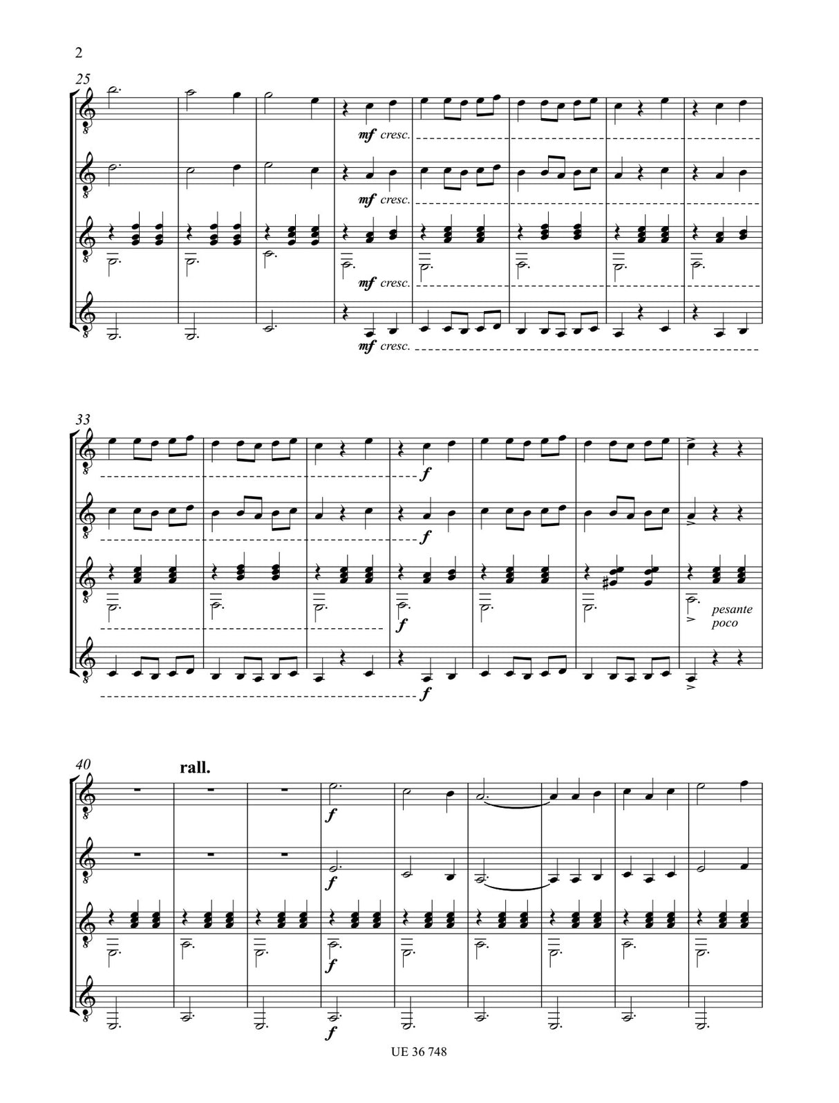 Shostakovich: Waltz No. 2 from Suite for Variety Orchestra (arr. for 4 guitars)