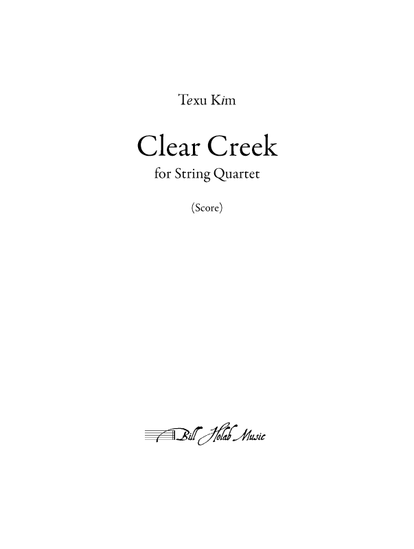 T. Kim: Clear Creek
