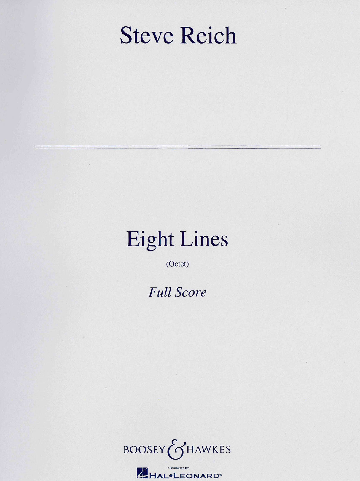 Reich: Eight Lines