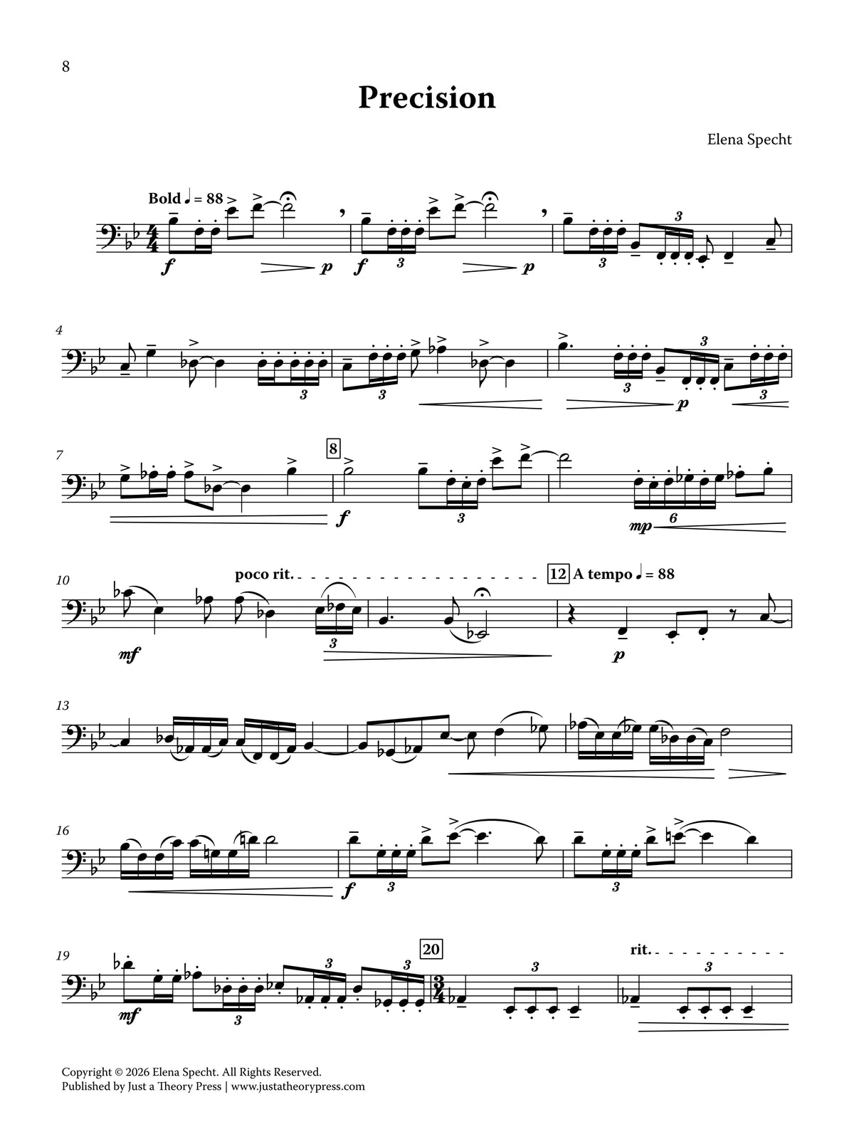 Concert Etudes for Solo Trombone