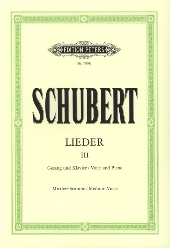 Schubert: Lieder - Volume 3