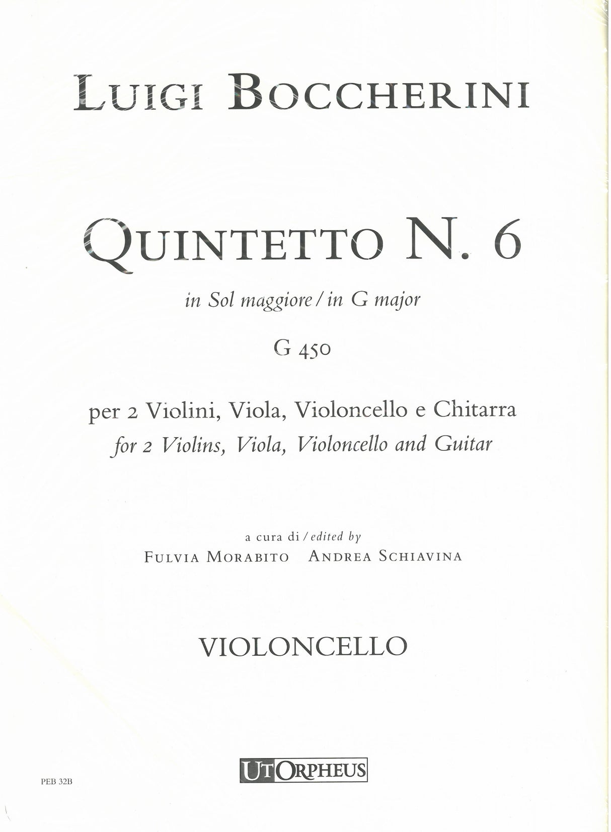 Boccherini: Guitar Quintet No. 6 in G Major, G 450