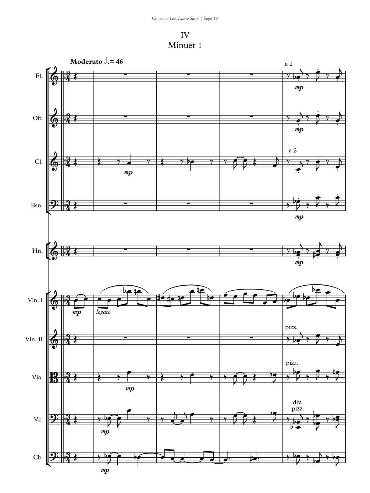 C. Lee: Dance Suite