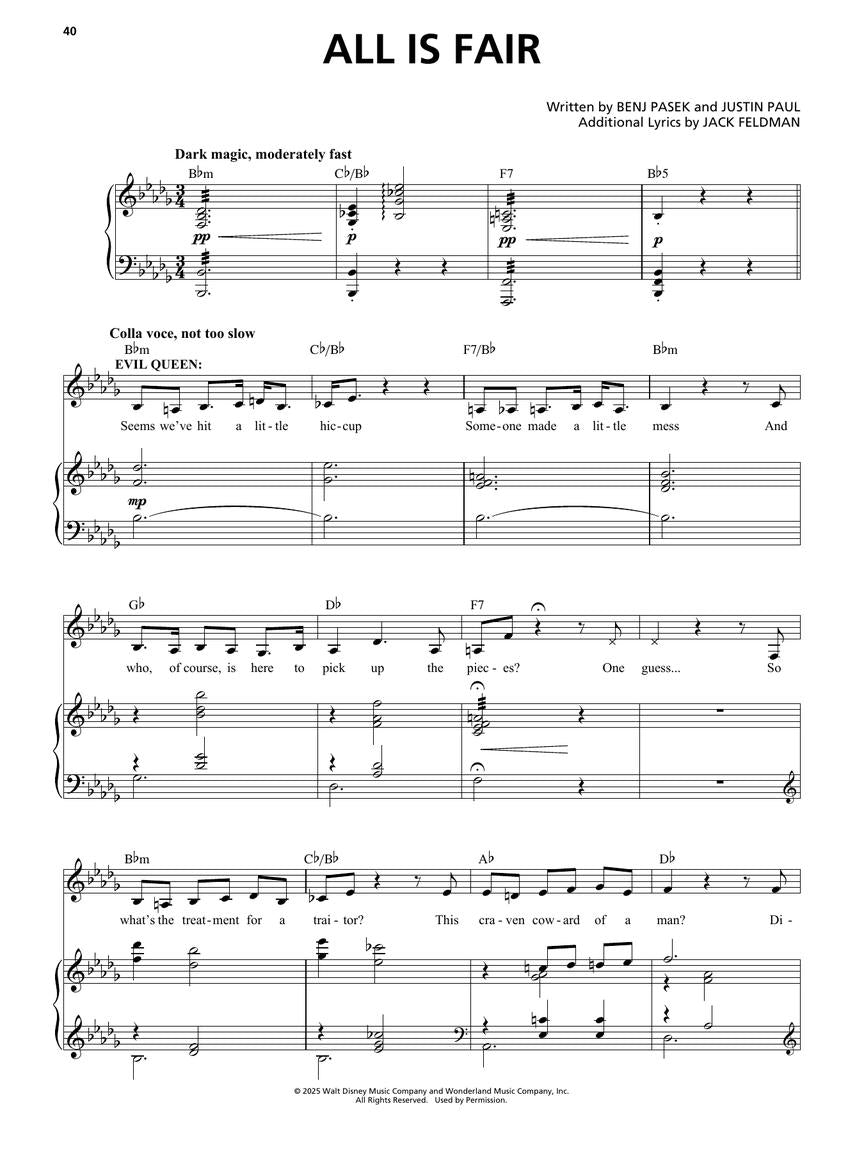 Disney's Snow White - Vocal Selections