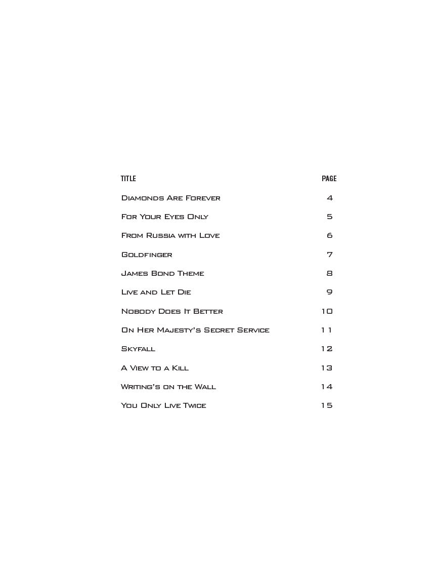 James Bond Play-Along