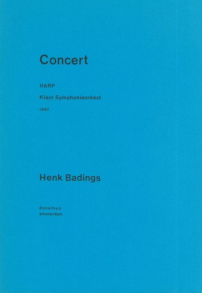 Badings: Harp Concerto