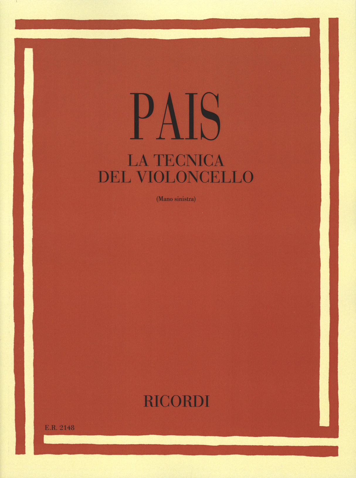 Pais: Cello Technique - Left Hand