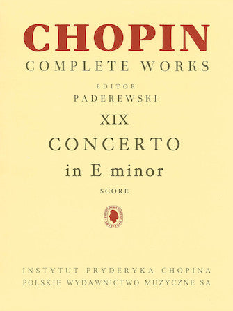 Chopin: Piano Concerto No. 1 in E Minor, Op. 11