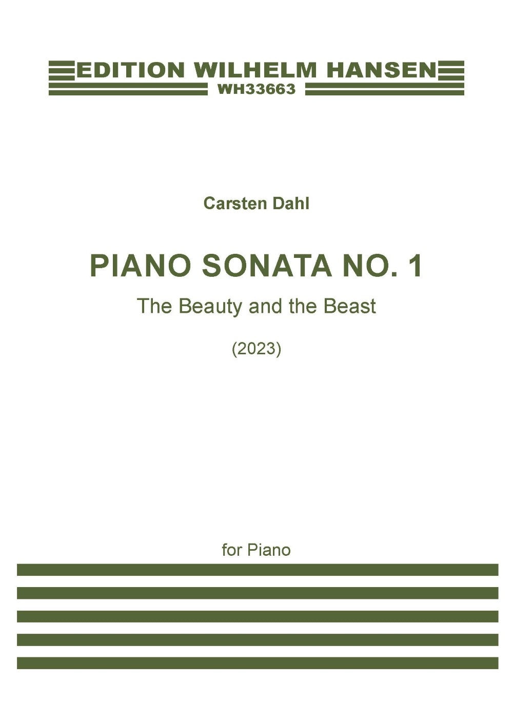 Dahl: Piano Sonata No. 1