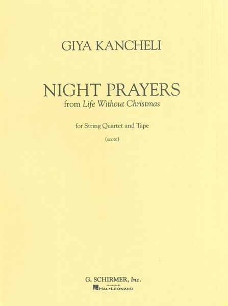 Kancheli: Night Prayers