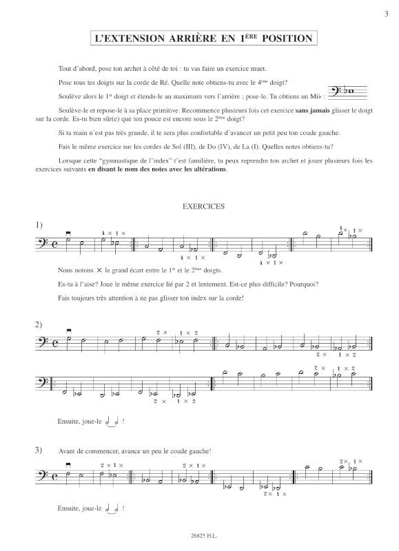 Bourin: Méthode de cello - Volume 2