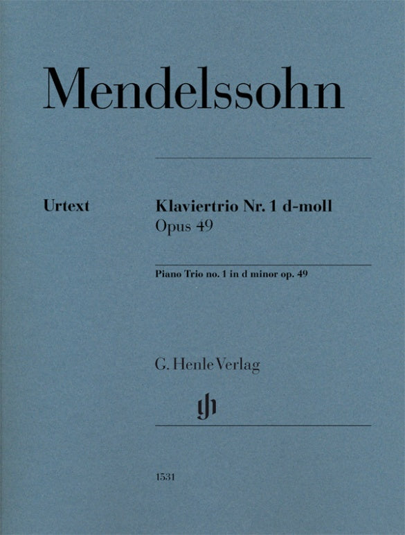 Mendelssohn: Piano Trio No. 1 in D Minor, Op. 49
