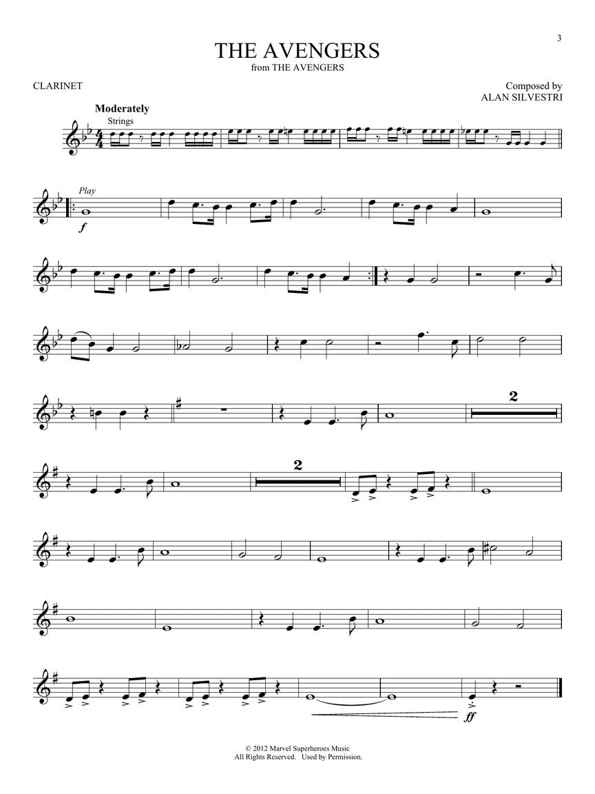 Superhero Themes Instrumental Play-Along for Clarinet